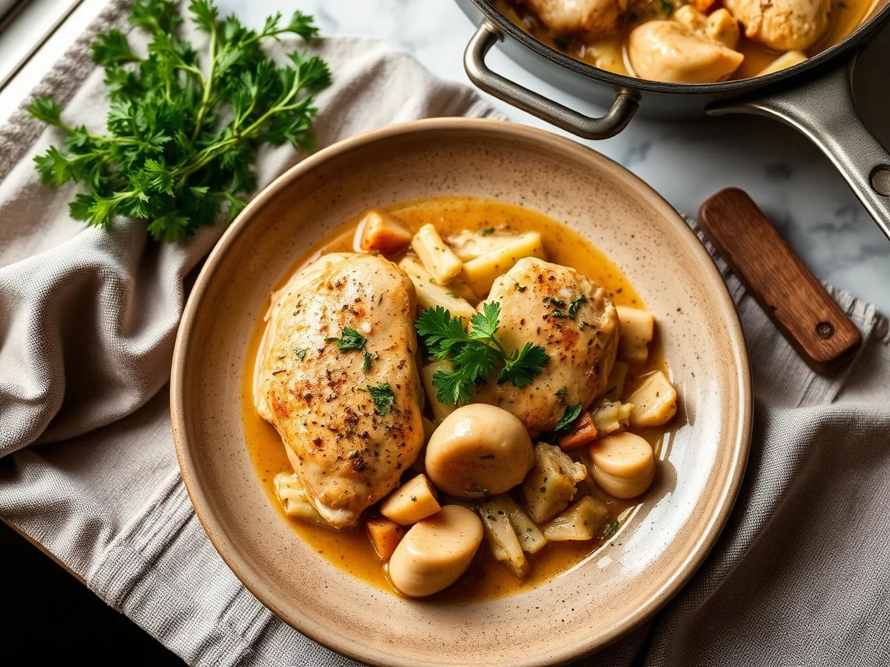 Chicken And Artichoke Skillet
