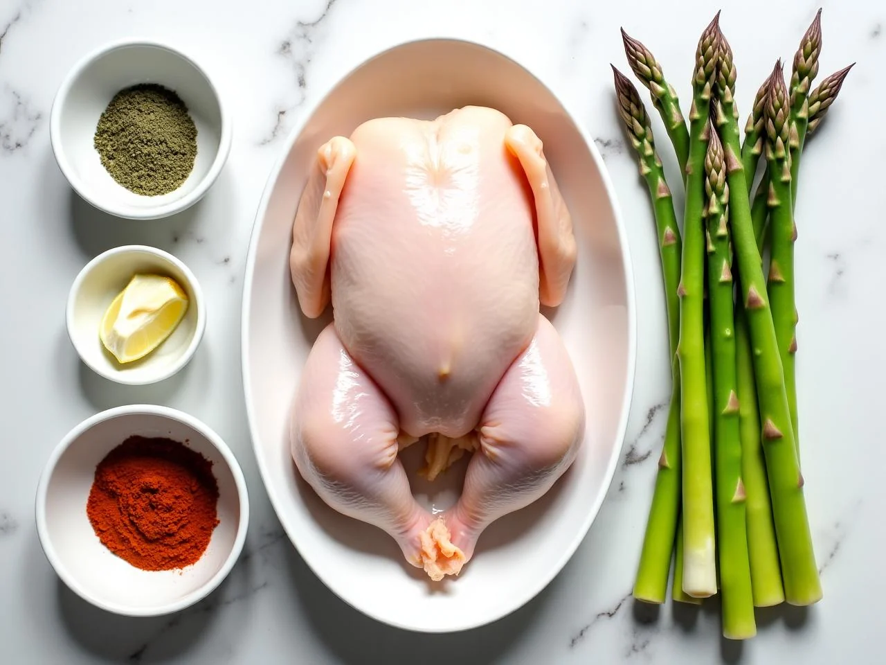 Ingredients for Chicken And Asparagus Bake