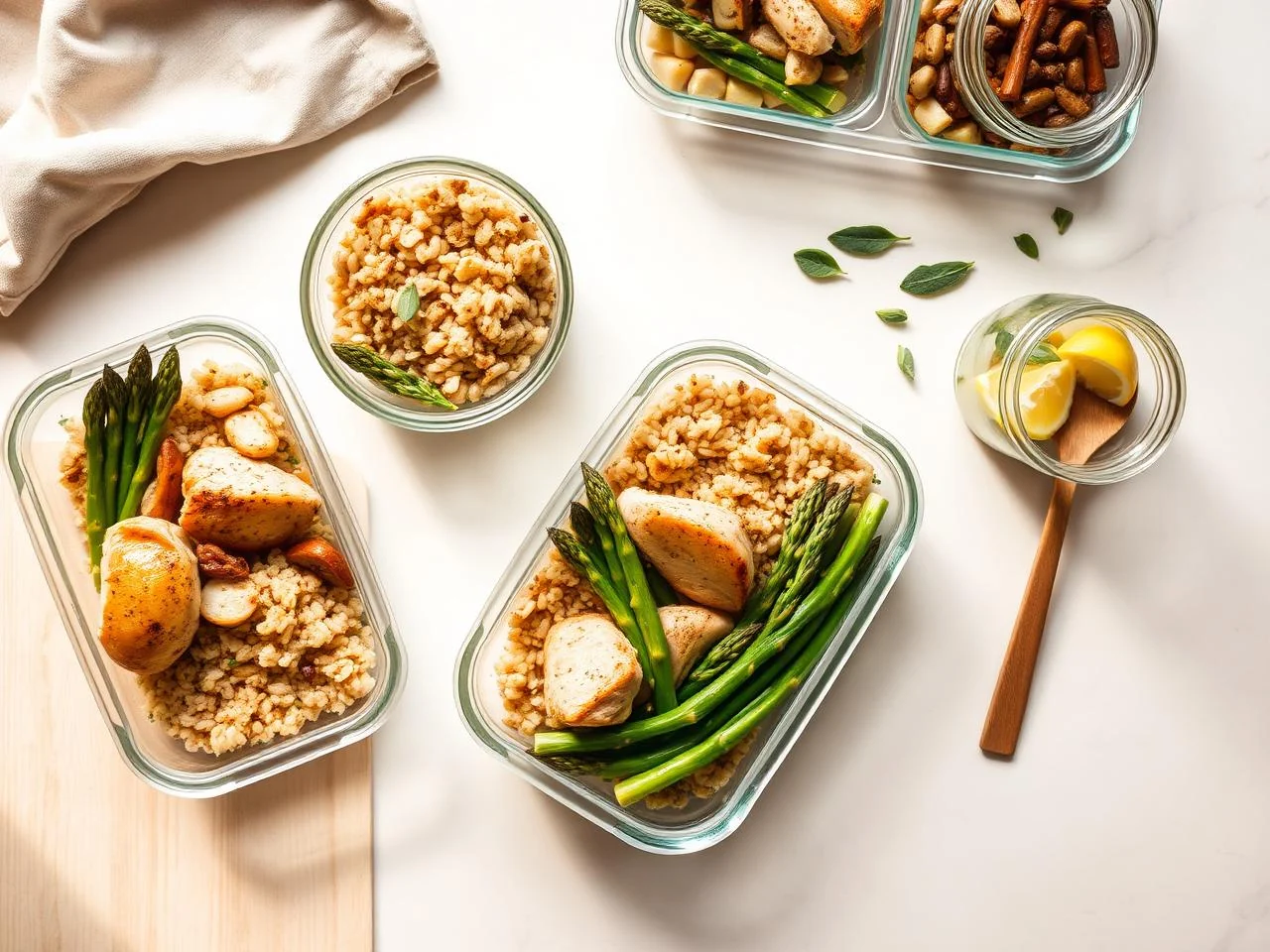Chicken And Asparagus Bowl