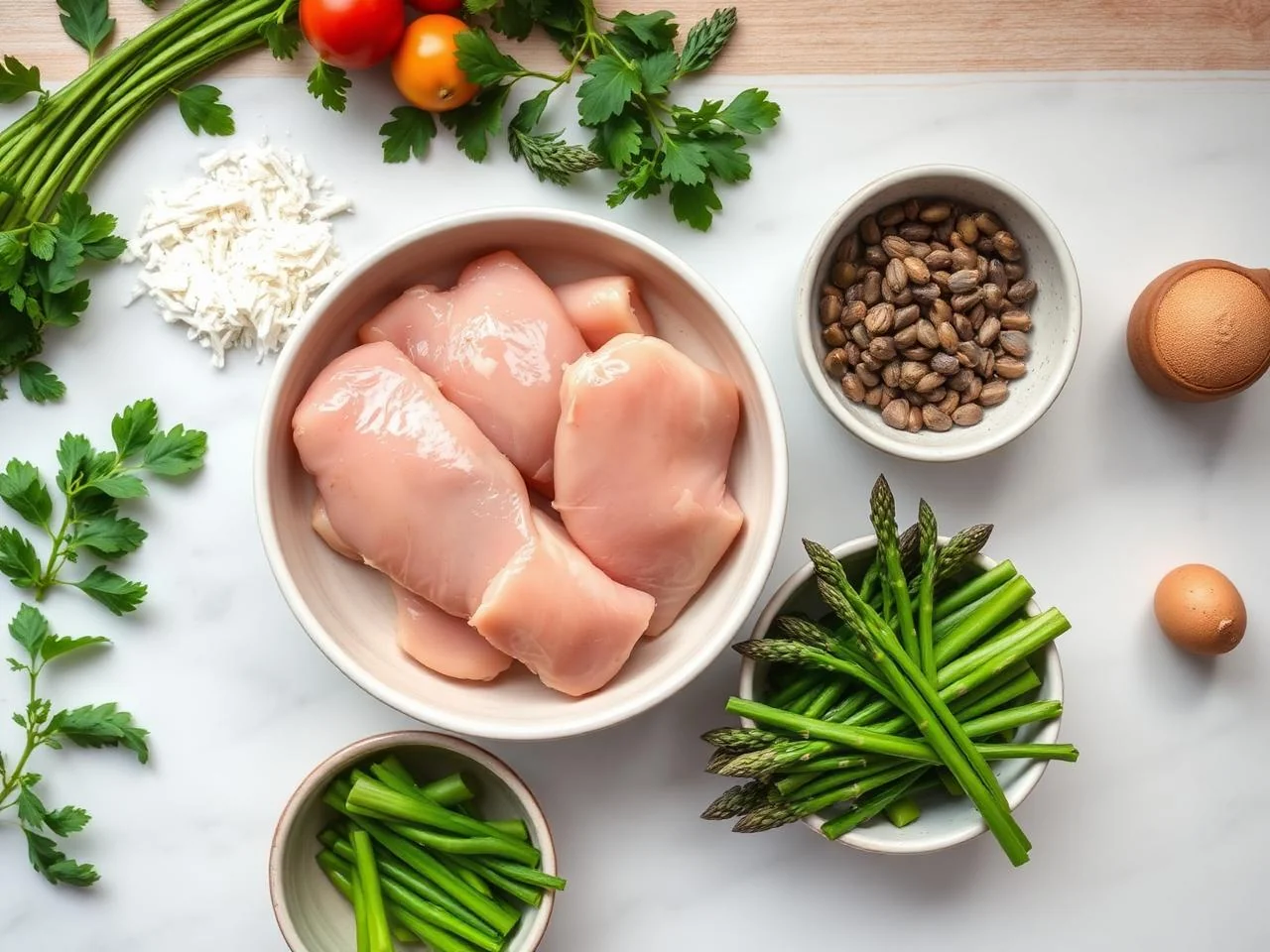 Ingredients for Chicken And Asparagus