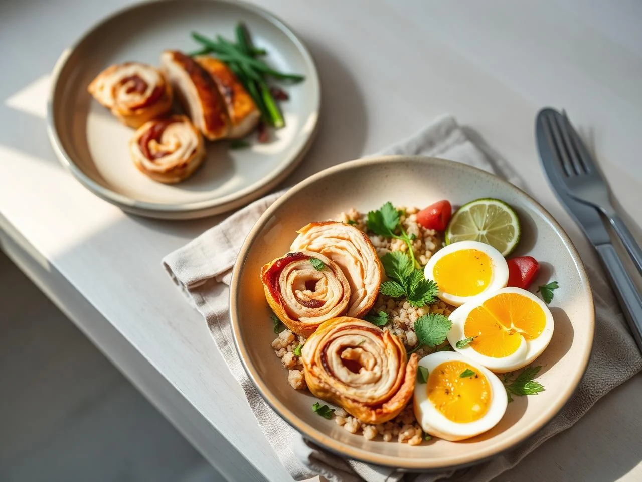 Chicken And Bacon Pinwheels