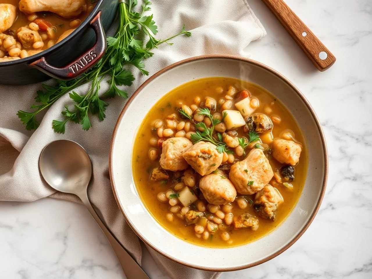 Chicken And Barley Stew