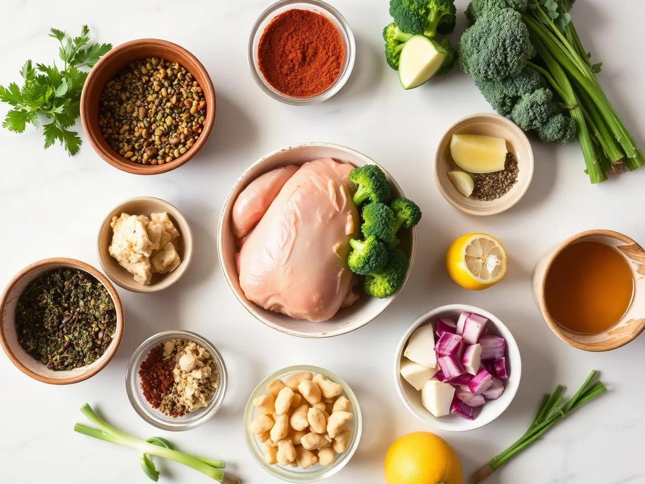 Ingredients for Chicken And Broccoli Casserole
