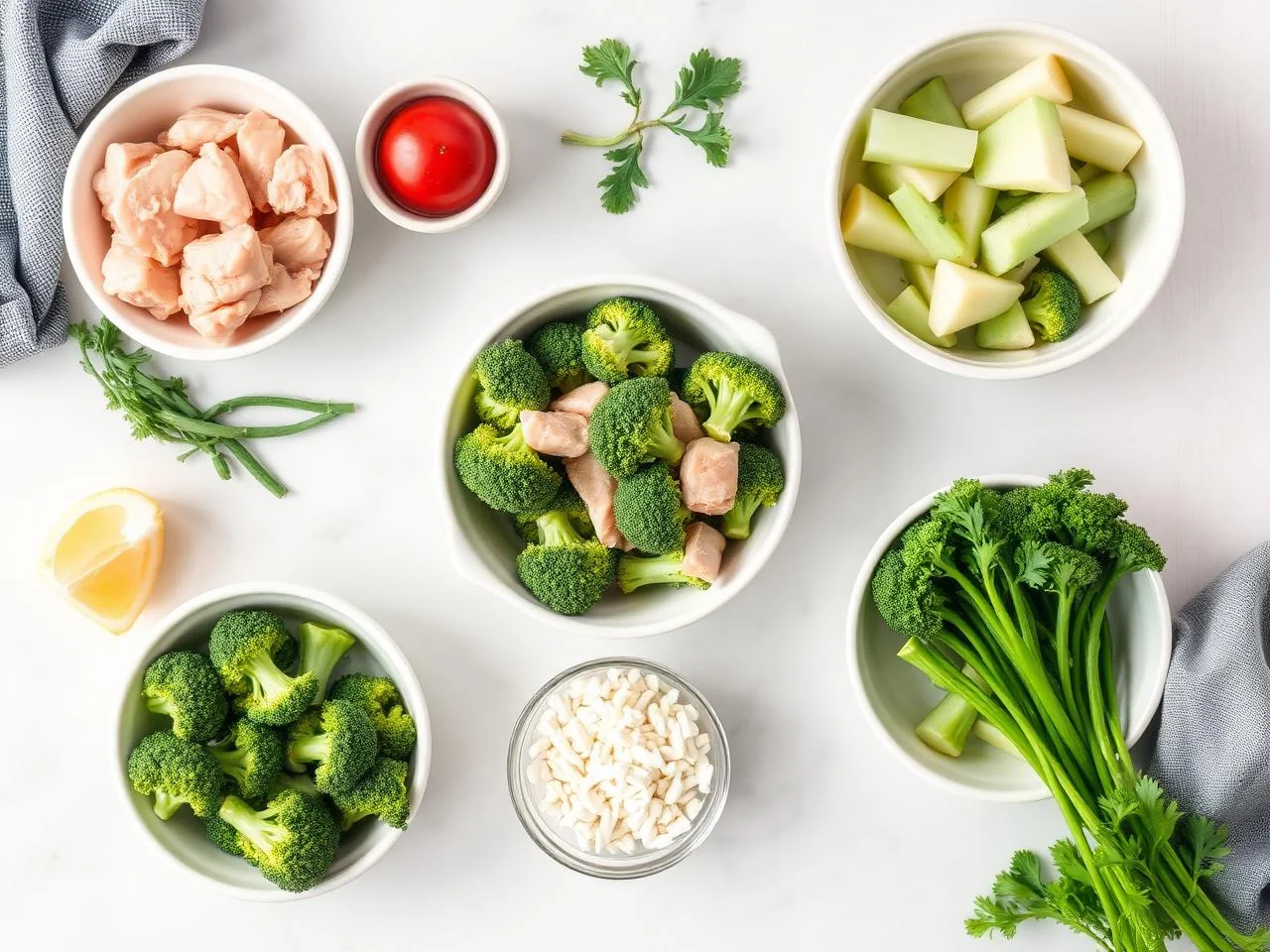 Ingredients for Chicken And Broccoli