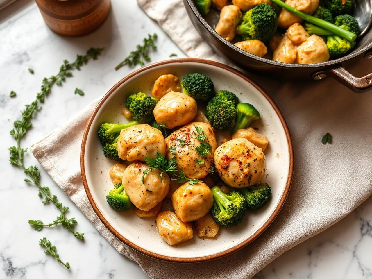Chicken And Broccoli Skillet