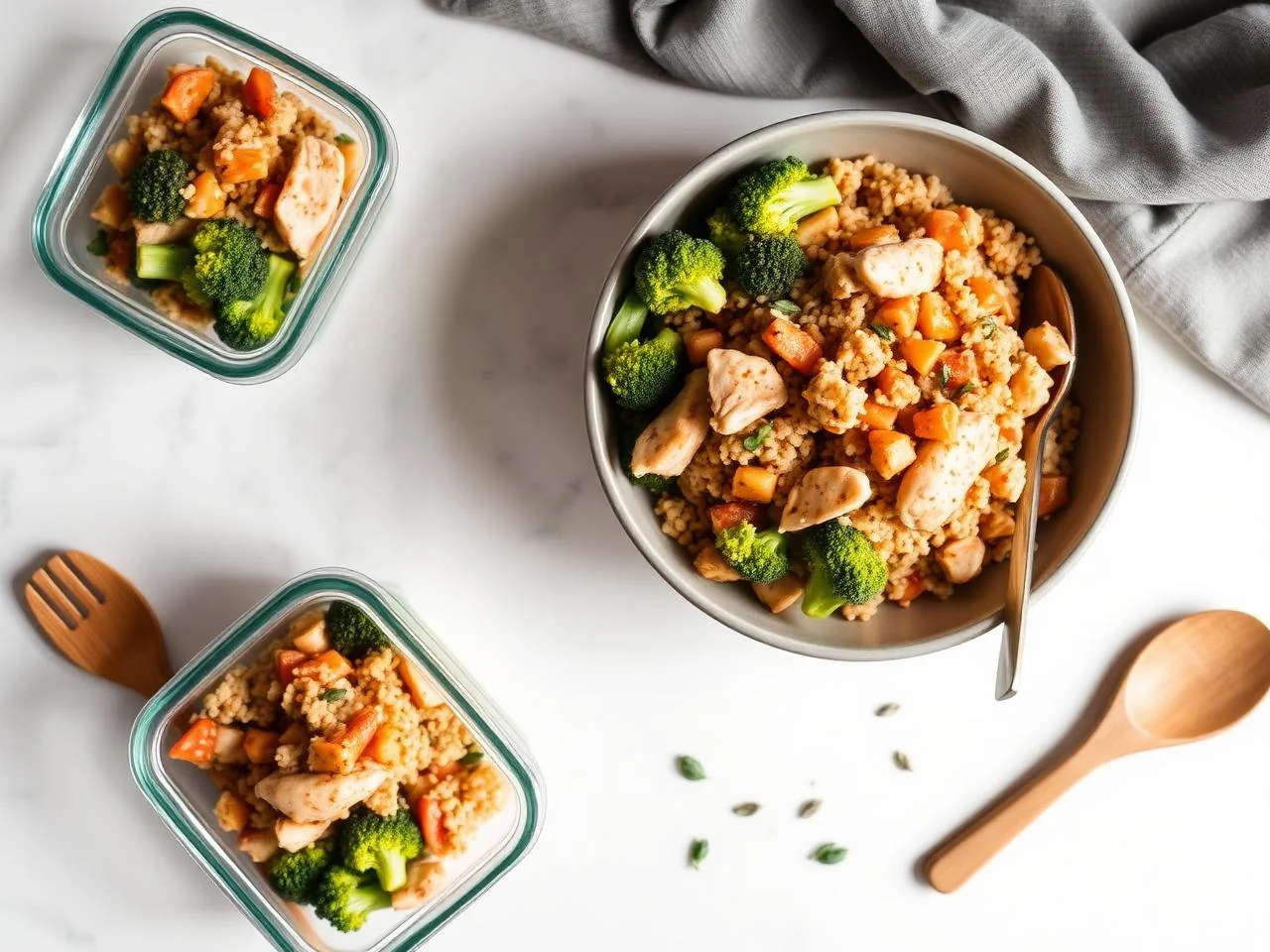 Chicken And Broccoli Stir Fry Bowl