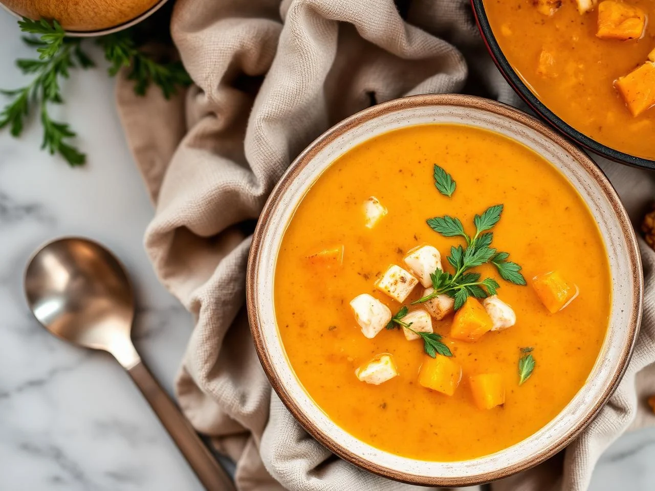 Chicken And Butternut Squash Soup
