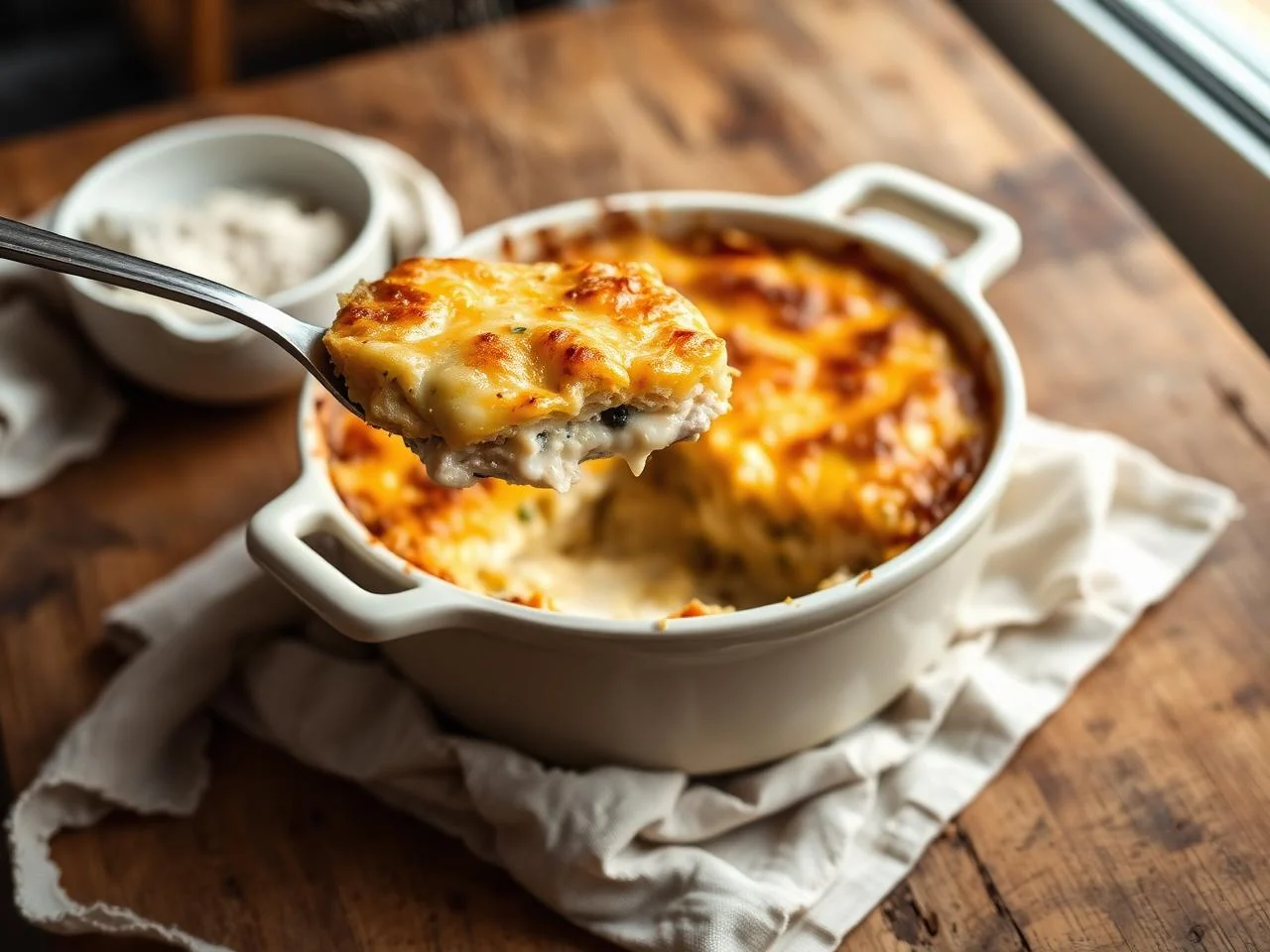 Chicken And Cheese Quesadilla Casserole