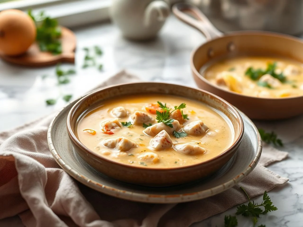 Chicken And Coconut Soup