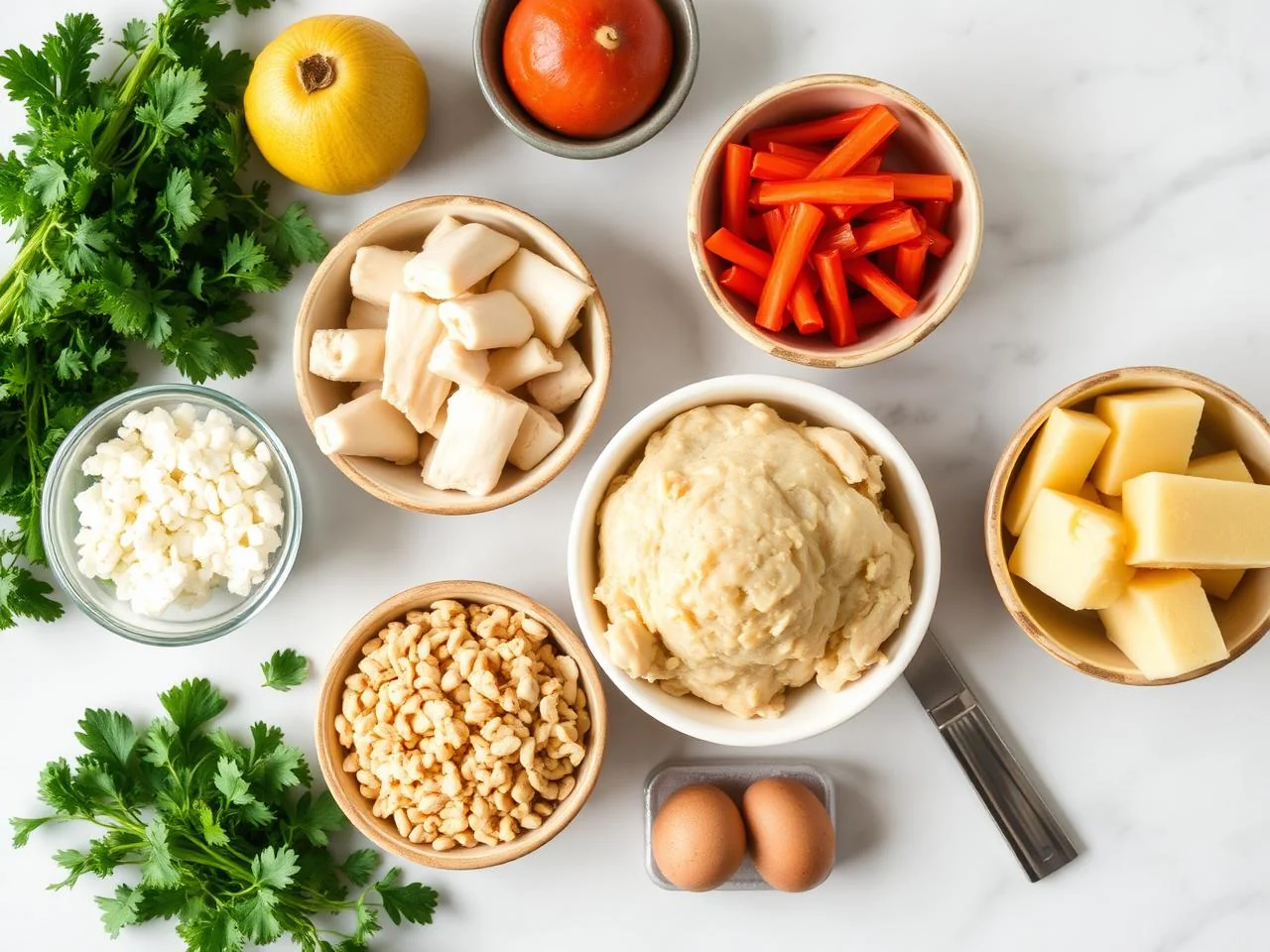Ingredients for Chicken And Dumplings Casserole