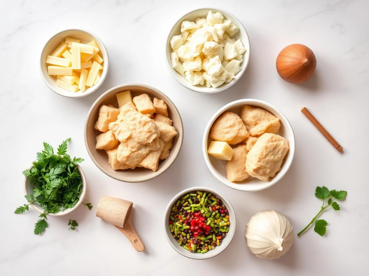 Ingredients for Chicken And Dumplings