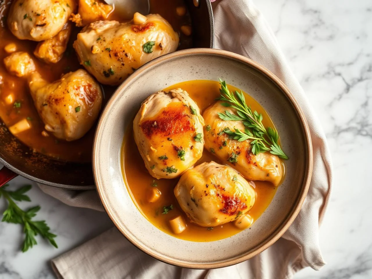 Chicken And Herb Skillet