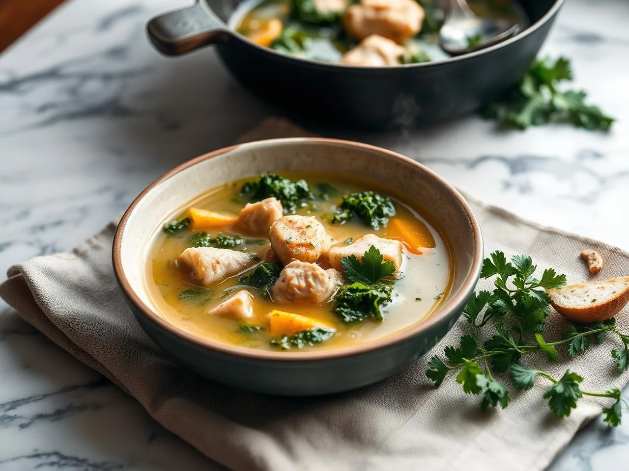 Chicken And Kale Soup