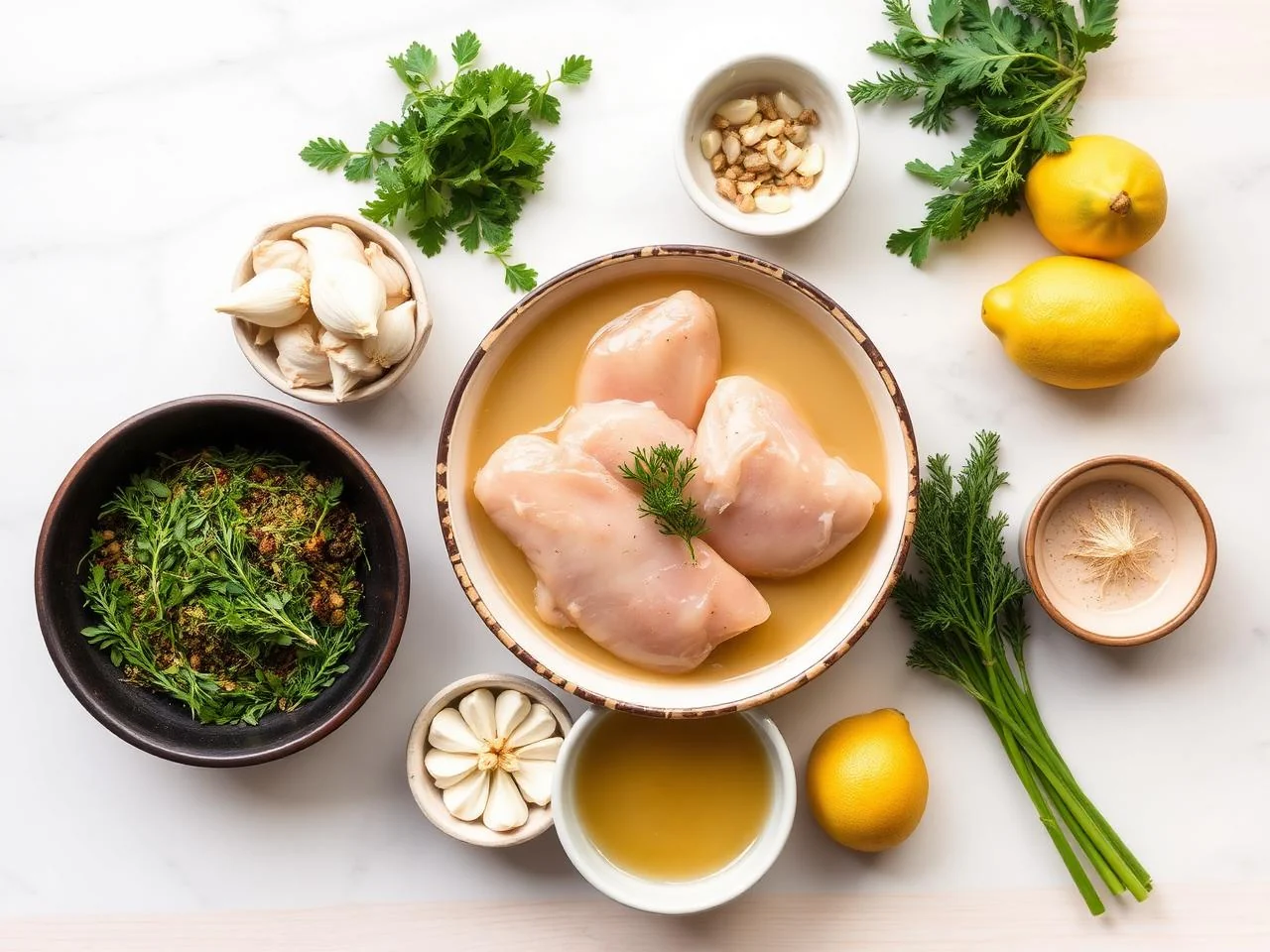 Ingredients for Chicken And Leek Soup