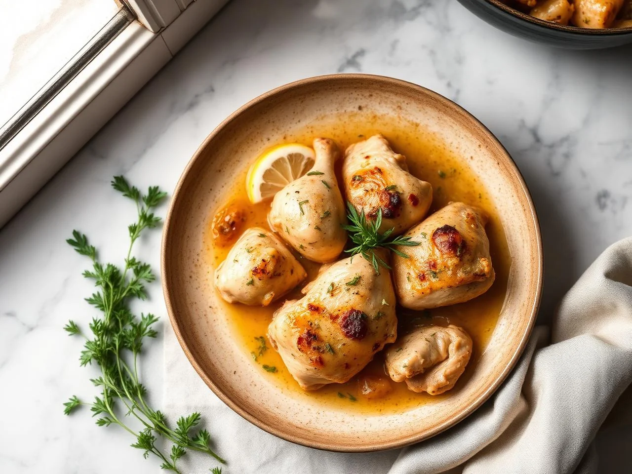 Chicken And Lemon Skillet