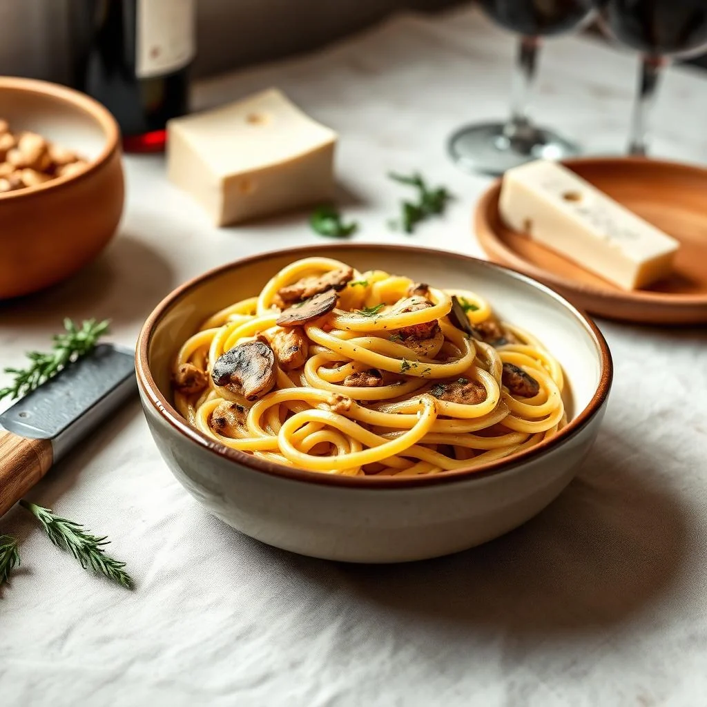 Chicken And Mushroom Pasta