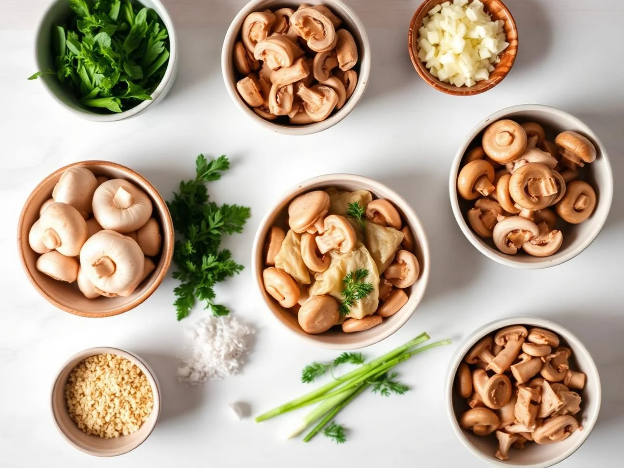 Ingredients for Chicken And Mushroom Stroganoff