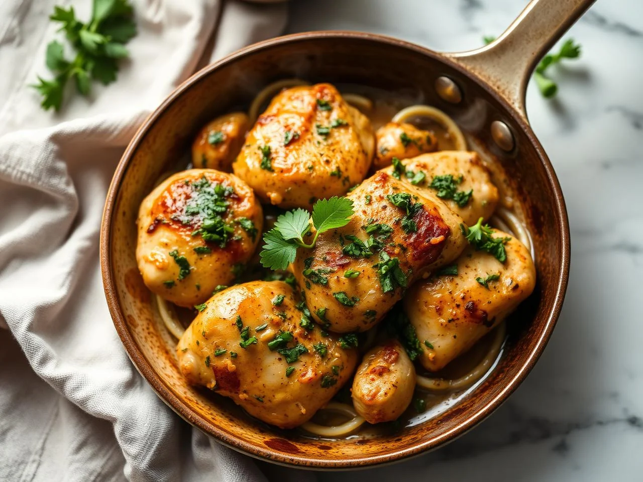 Chicken And Pesto Skillet