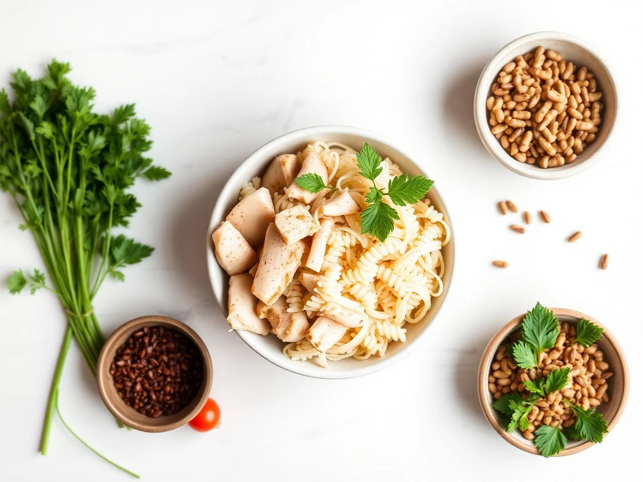 Ingredients for Chicken And Rice Bowl
