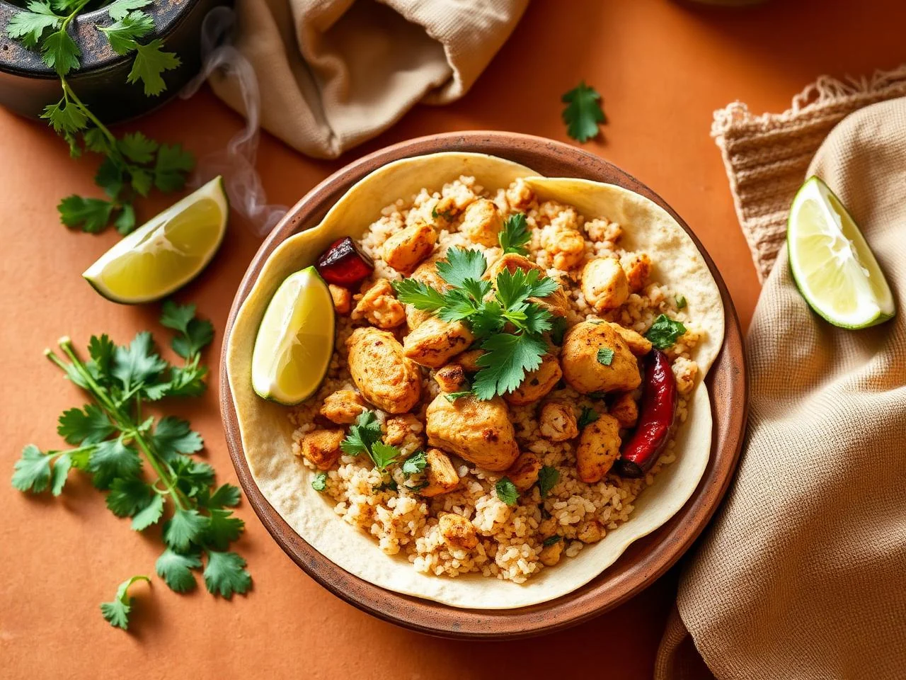 Chicken And Rice Burrito Bowl