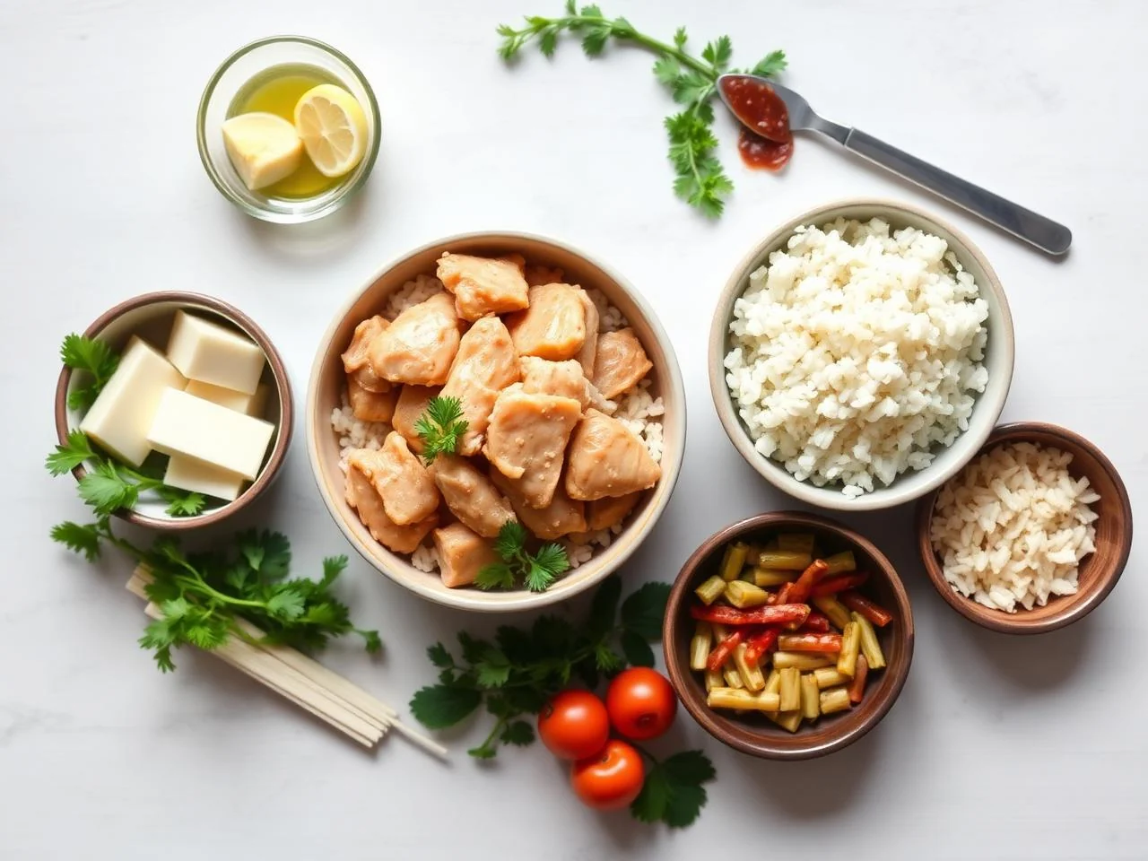 Ingredients for Chicken And Rice