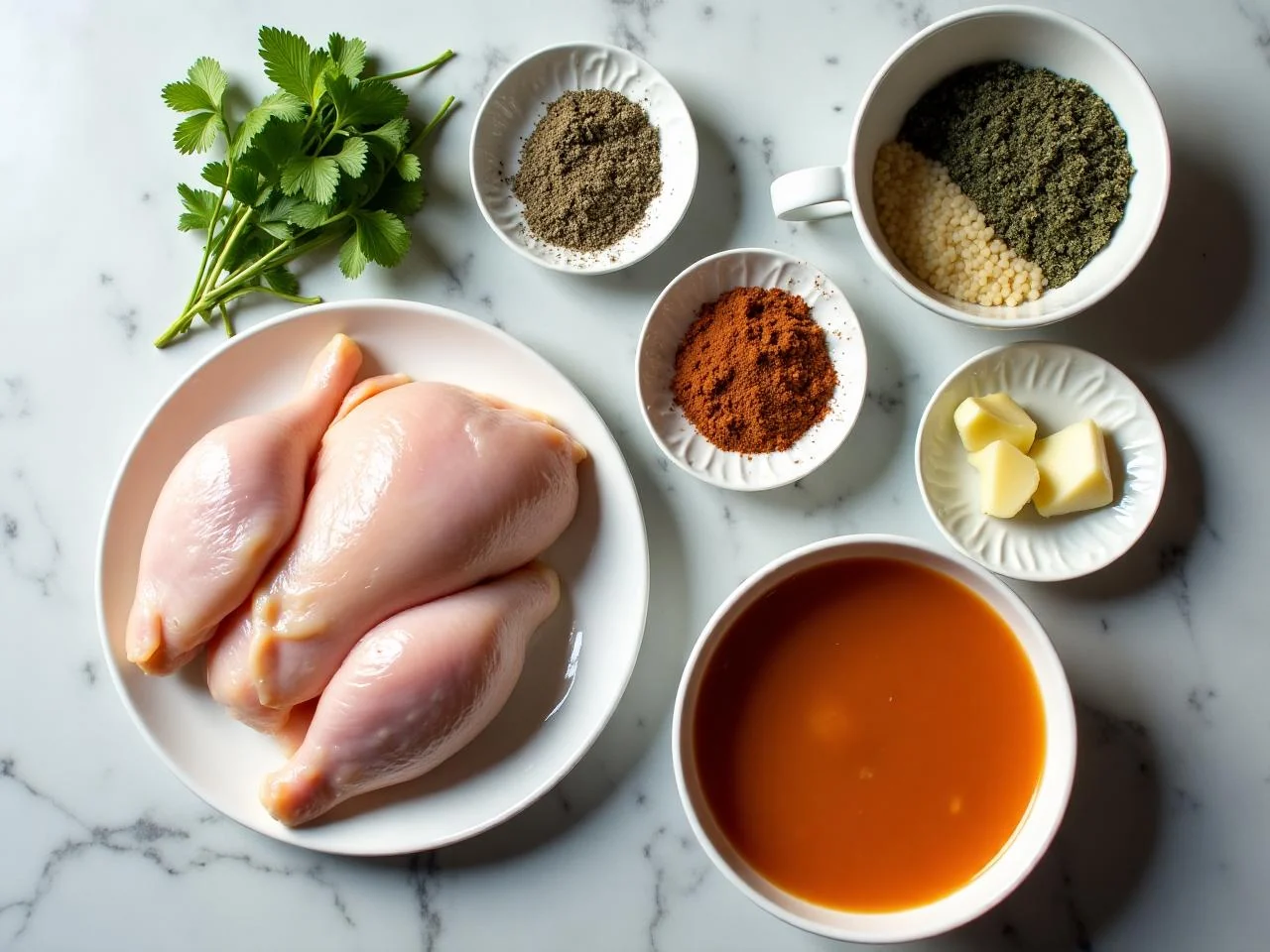 Ingredients for Chicken And Sausage Gumbo