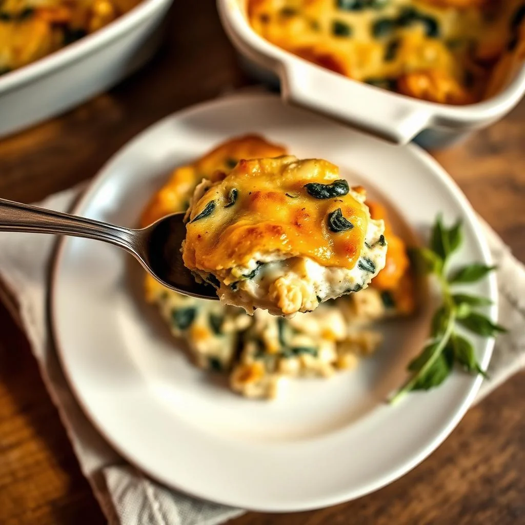Chicken And Spinach Casserole