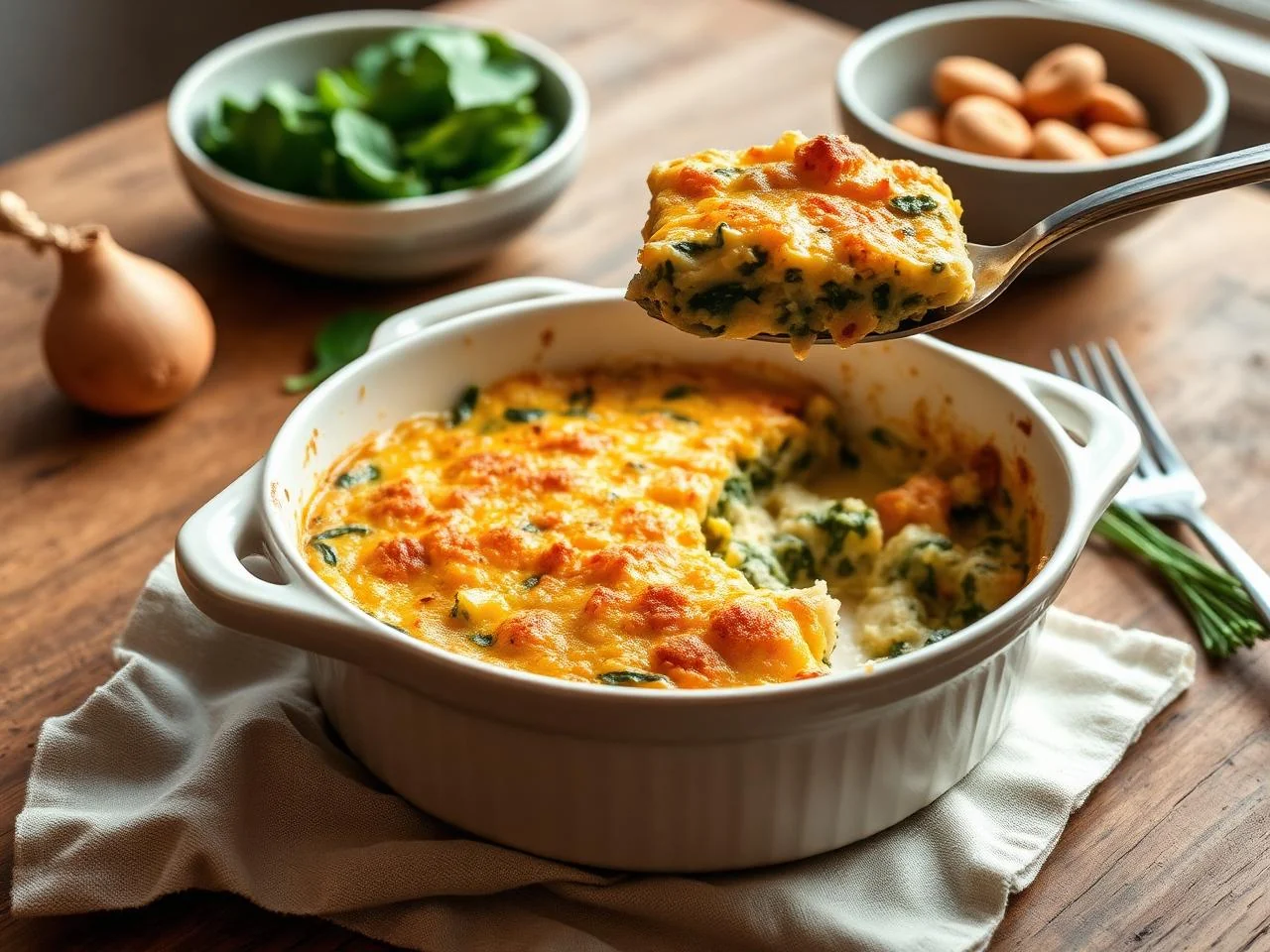 Chicken And Spinach Casserole