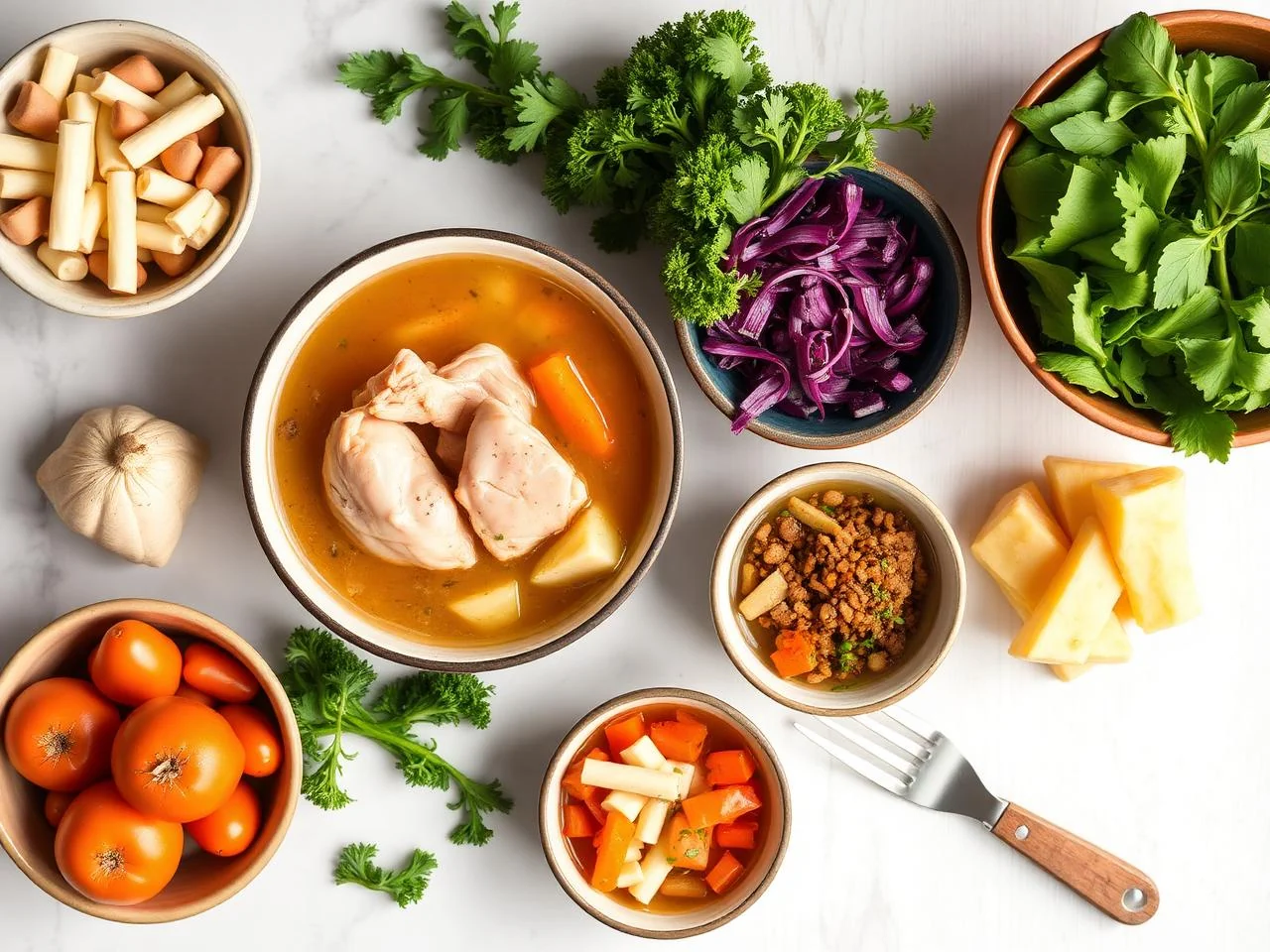 Ingredients for Chicken And Vegetable Soup