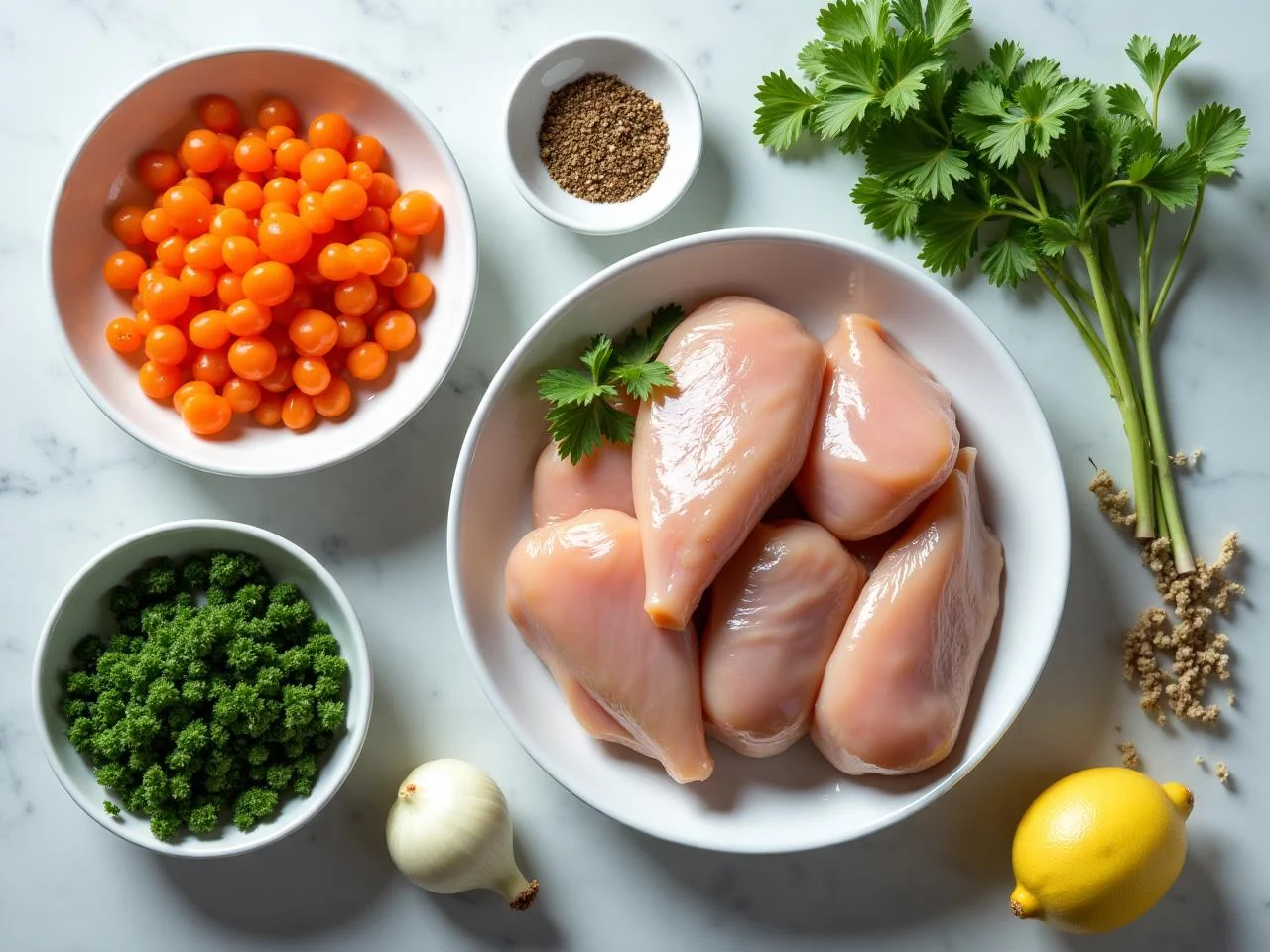 Ingredients for Chicken And Vegetable Stir Fry