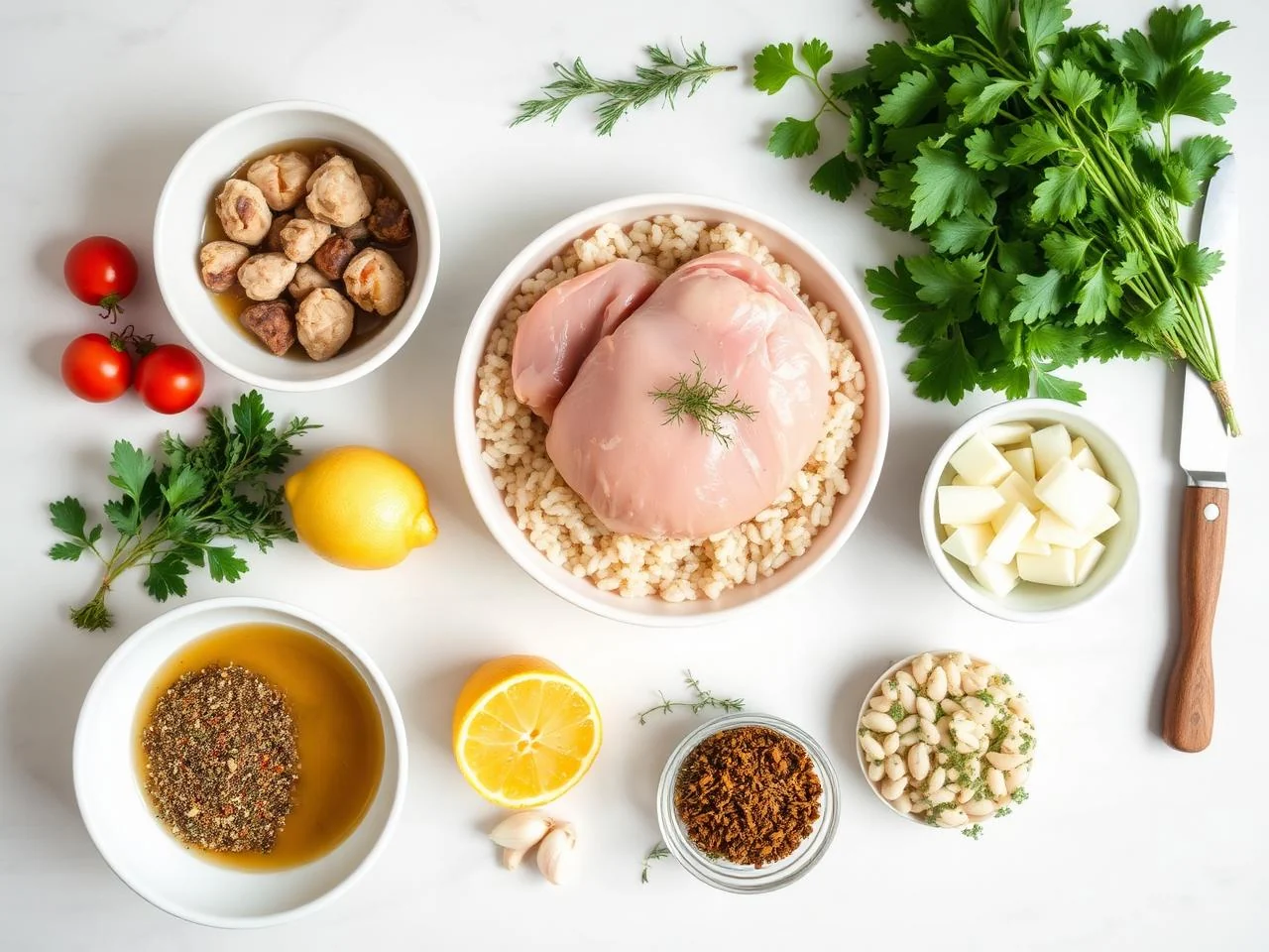 Ingredients for Chicken And Wild Rice Soup