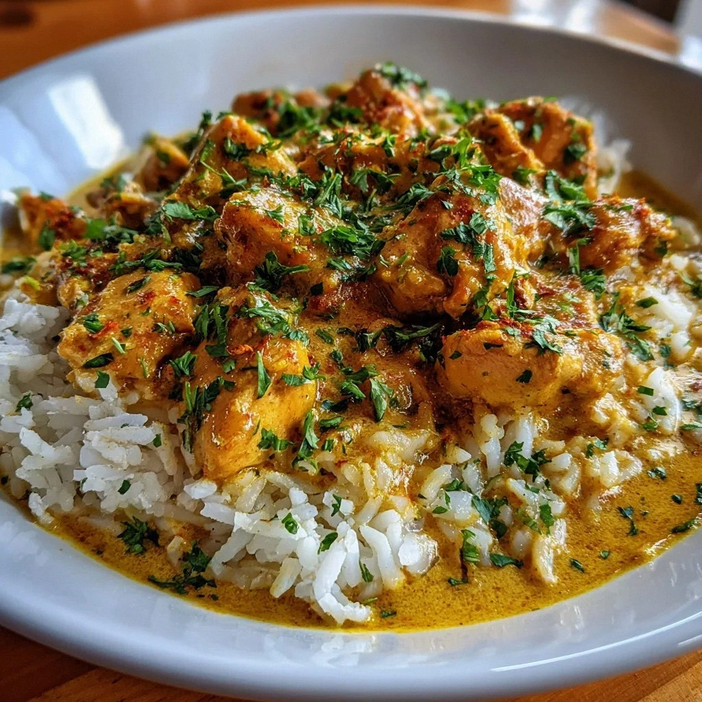 Chicken Apple Curry Bowl