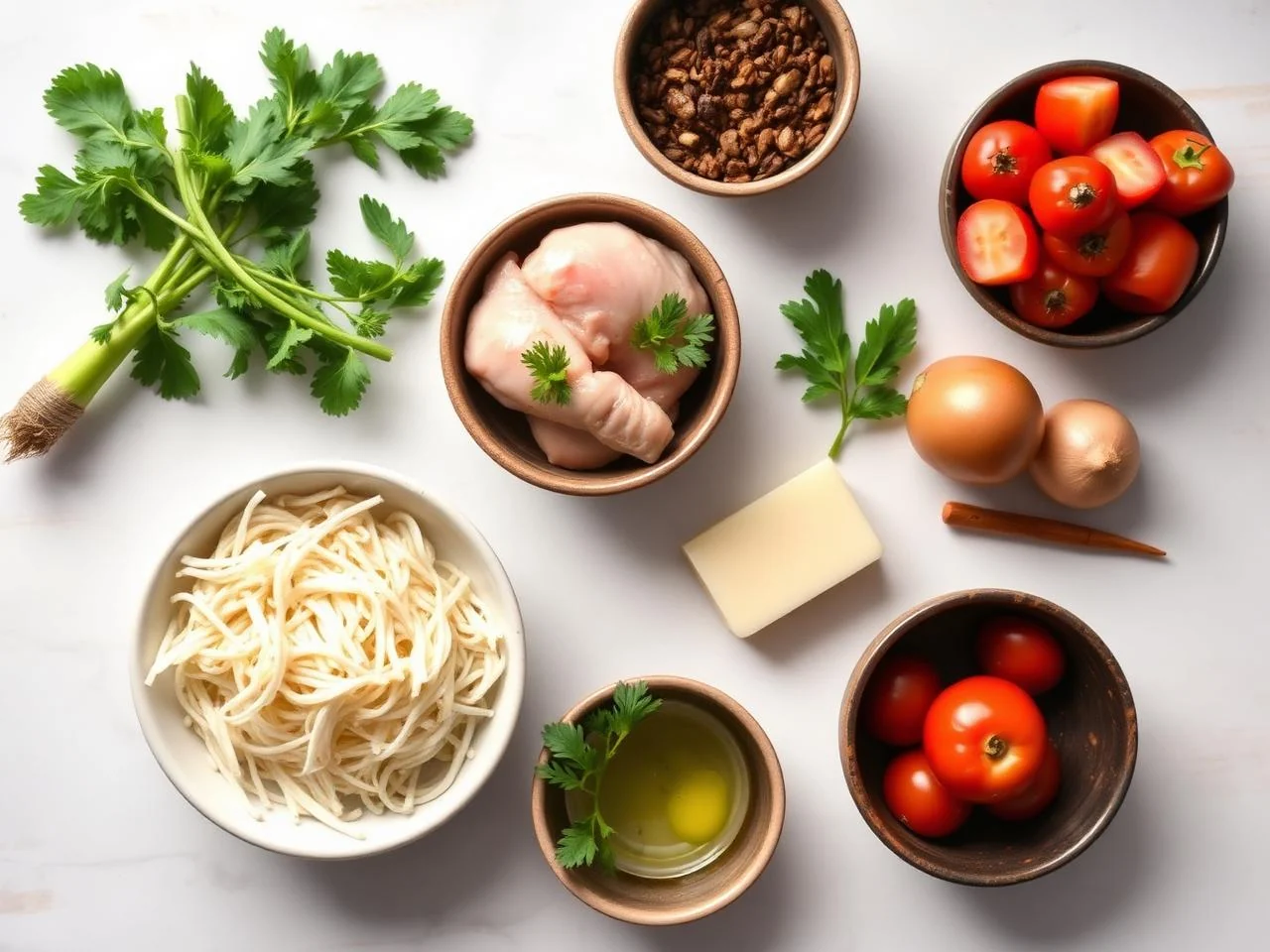 Ingredients for Chicken Ballotine