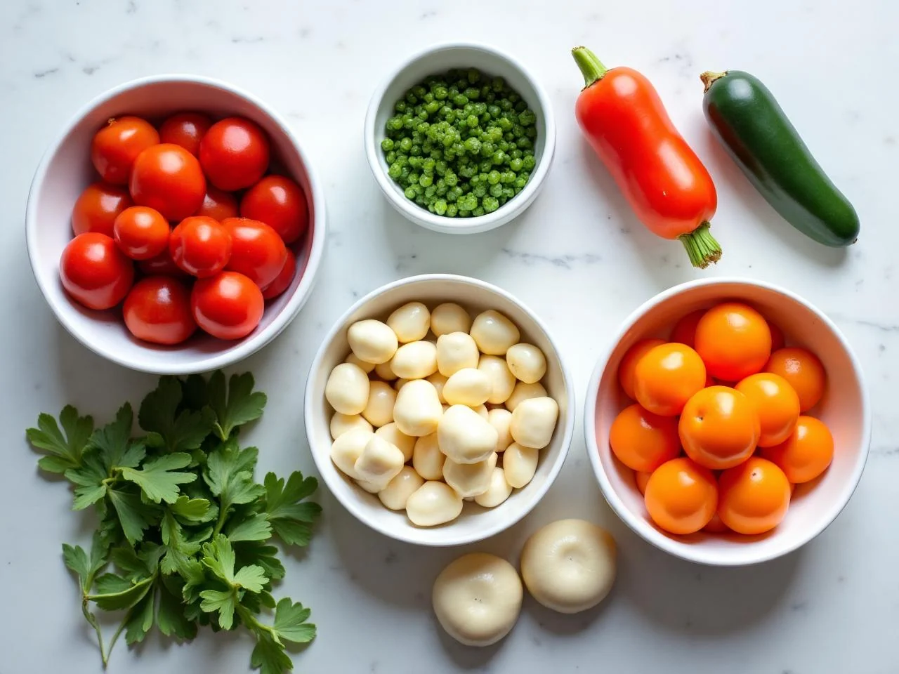 Ingredients for Chicken Cacciatore