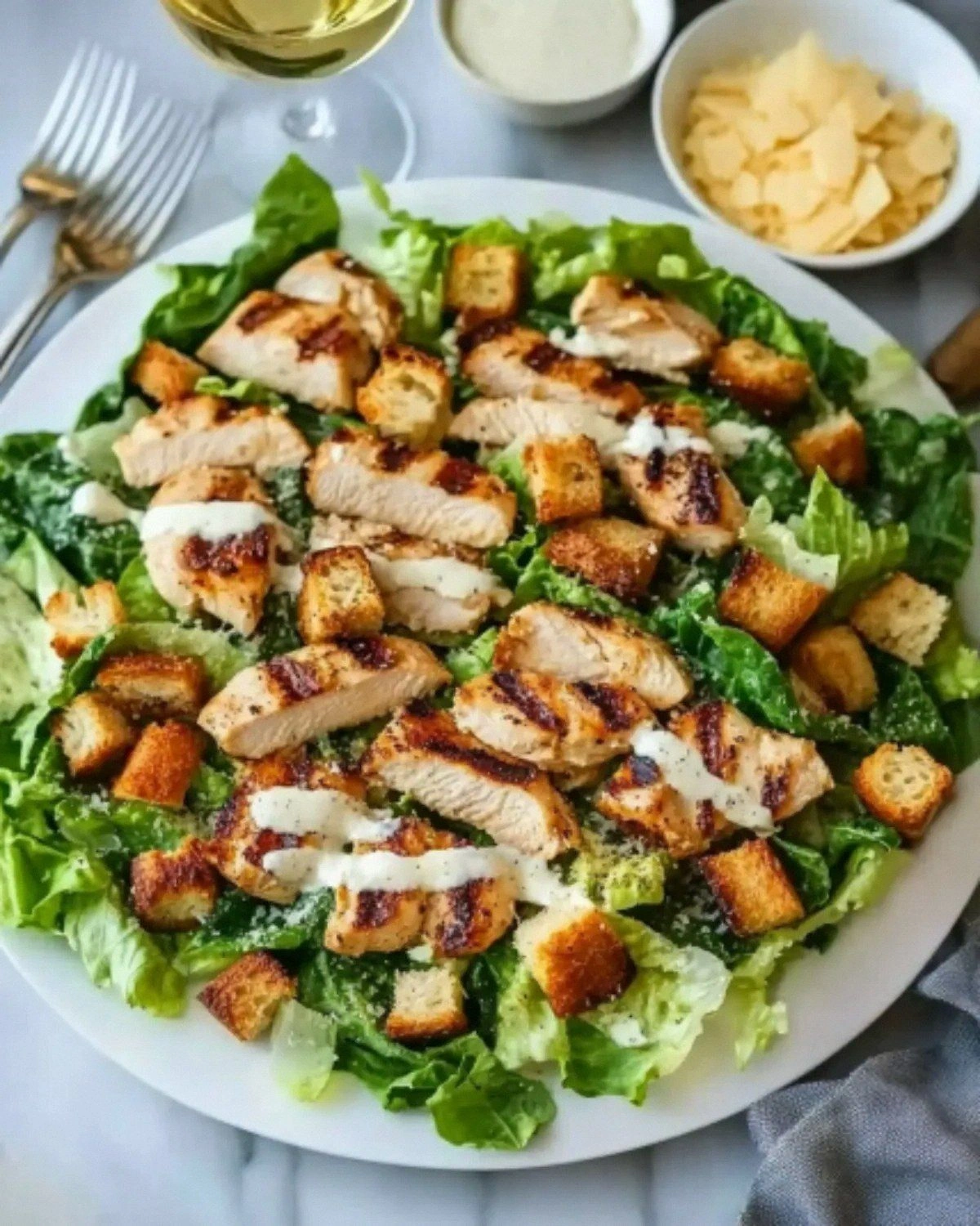 Chicken Caesar Salad with Home