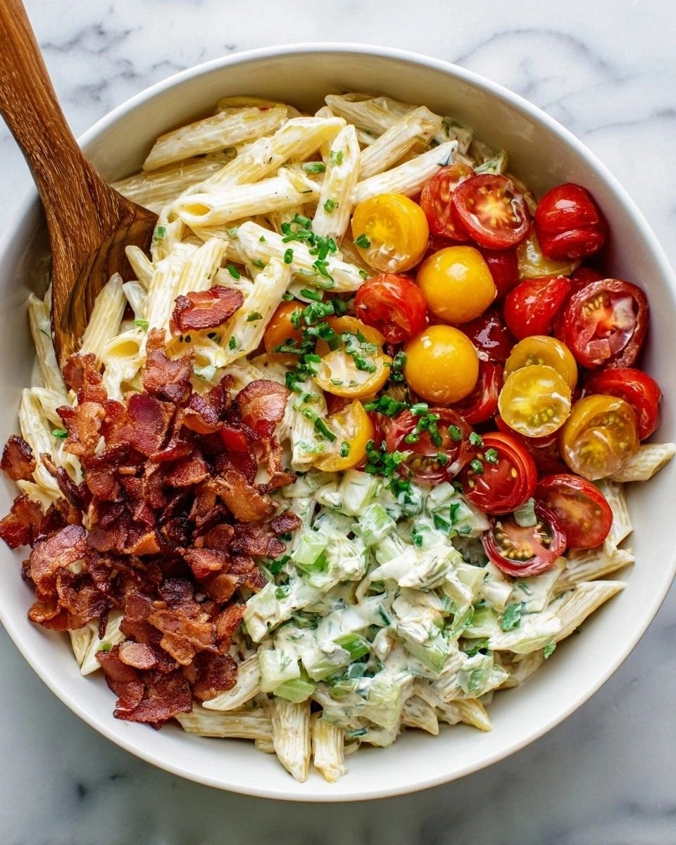 Chicken Club Pasta Salad Recip