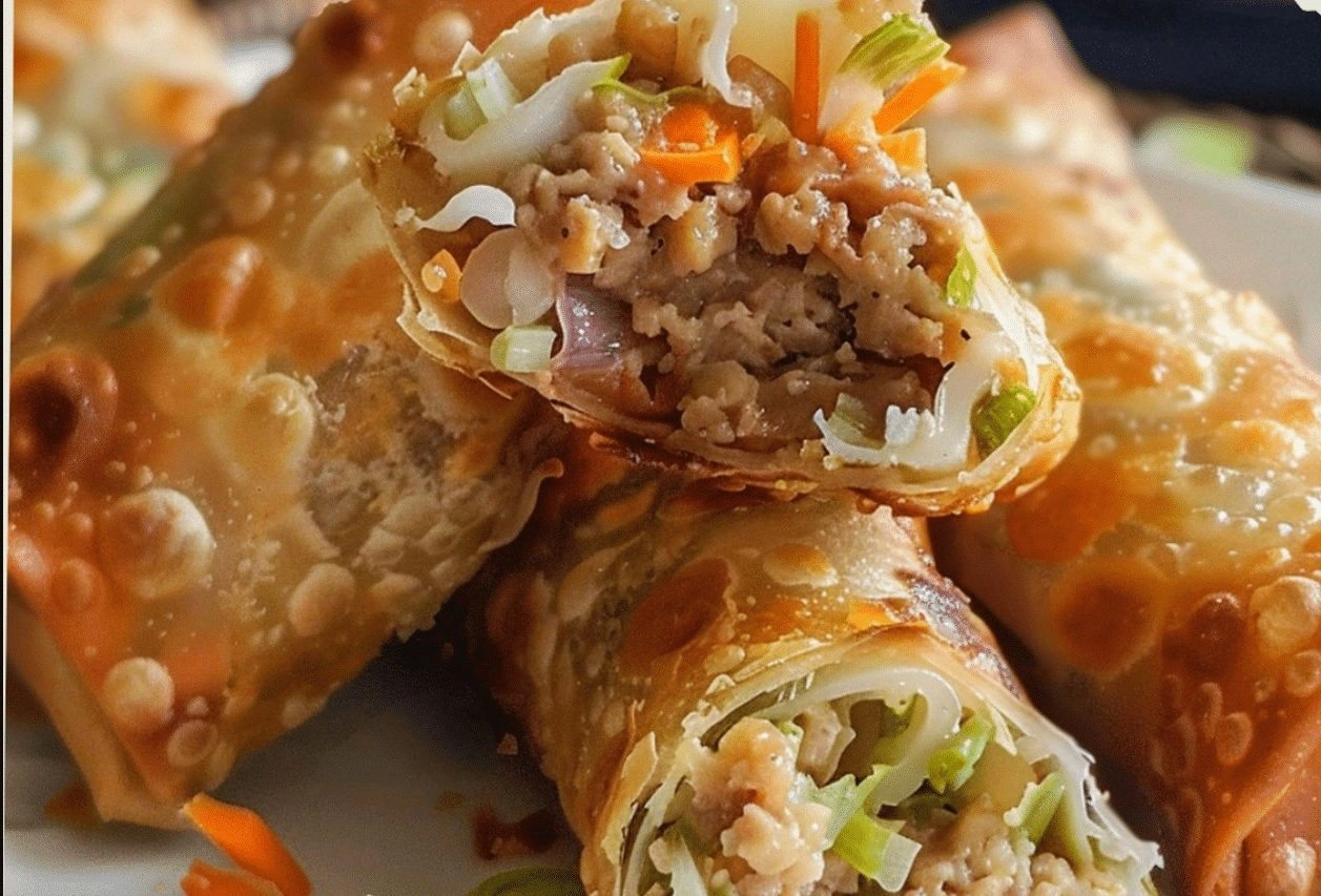 Chicken Coleslaw Egg Rolls Rec
