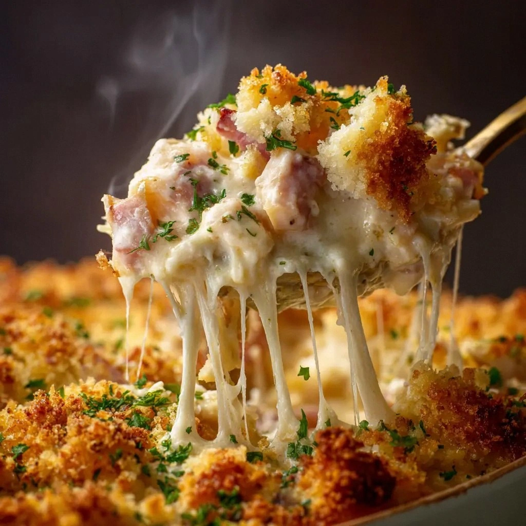Chicken Cordon Bleu Casserole: