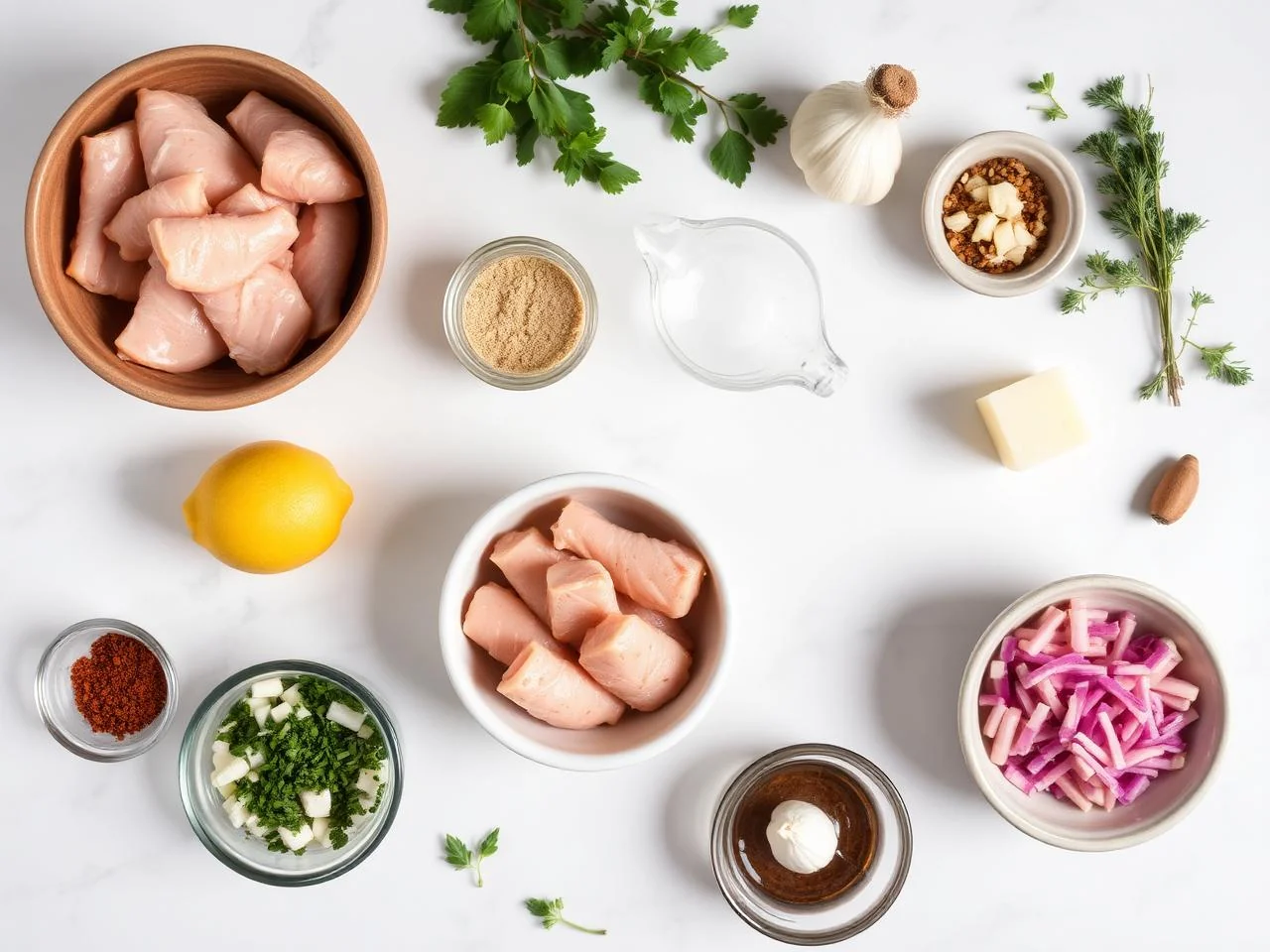 Ingredients for Chicken Croquettes