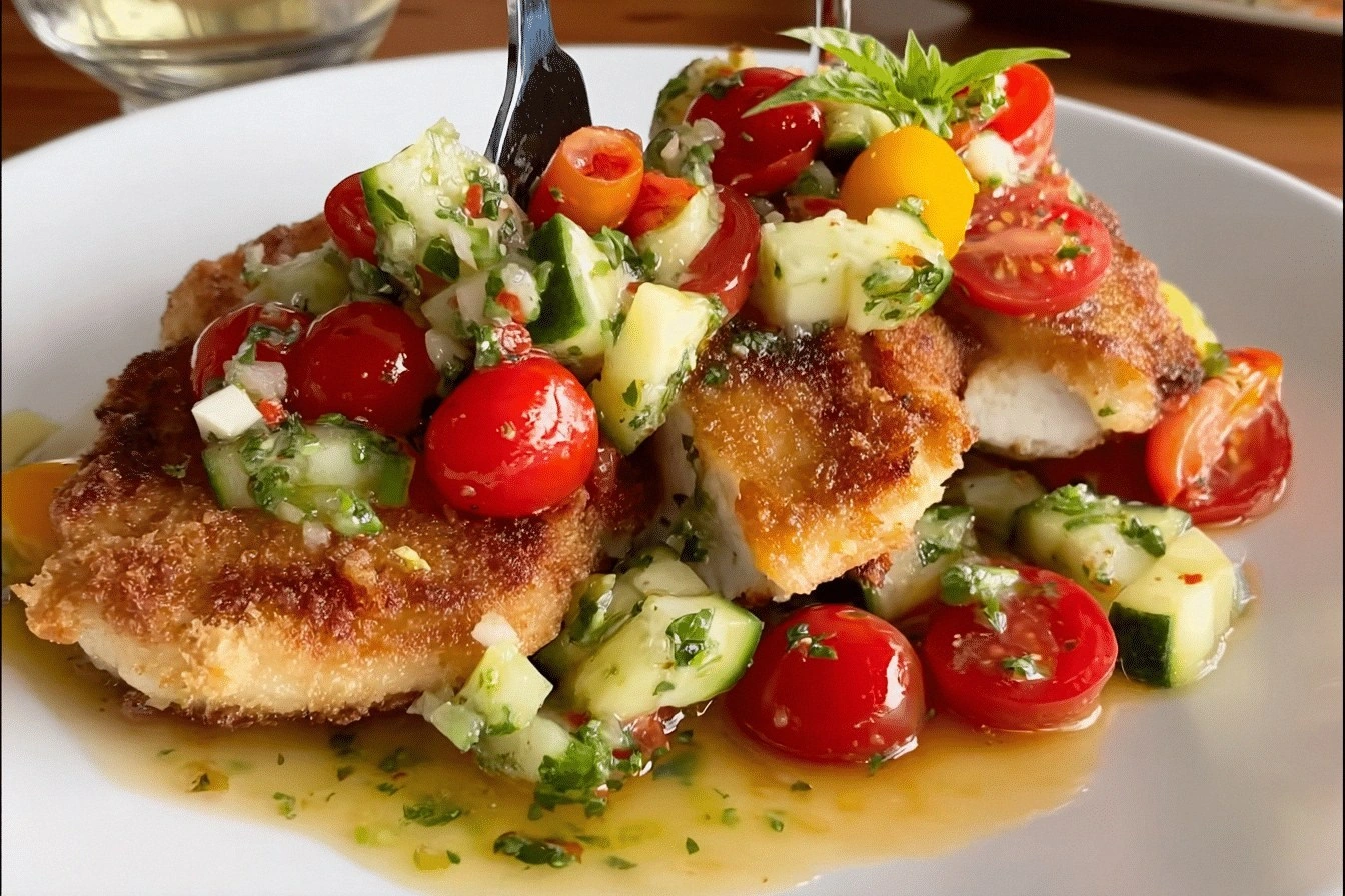 Chicken Cutlets with Summery T