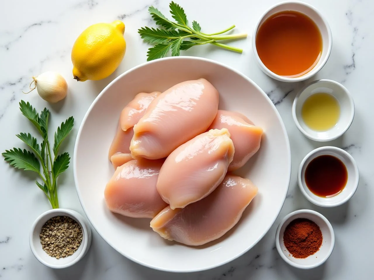 Ingredients for Chicken Fajita Casserole