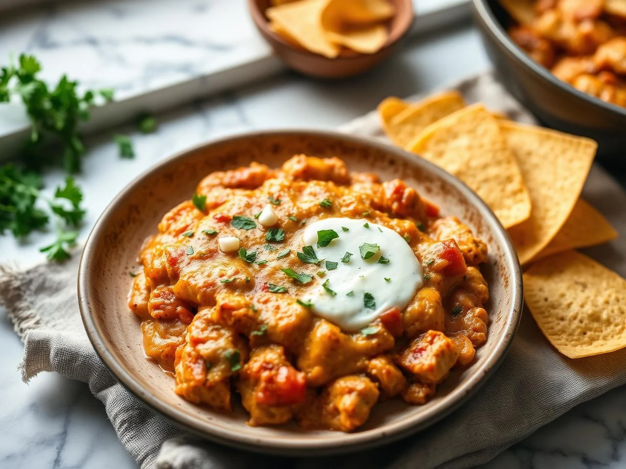 Chicken Fajita Dip