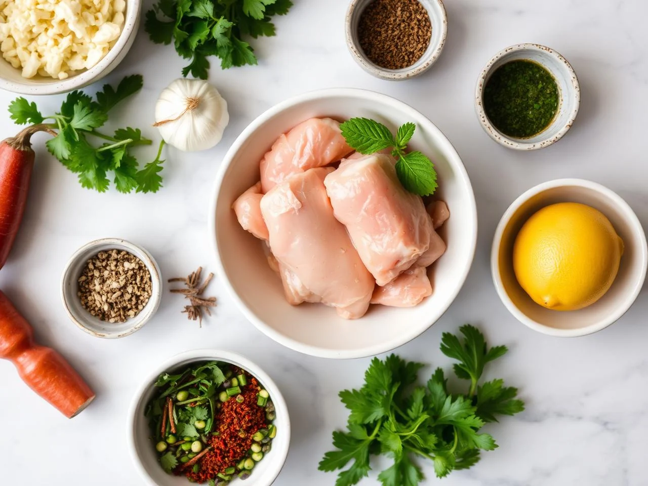 Ingredients for Chicken Fajita Dip