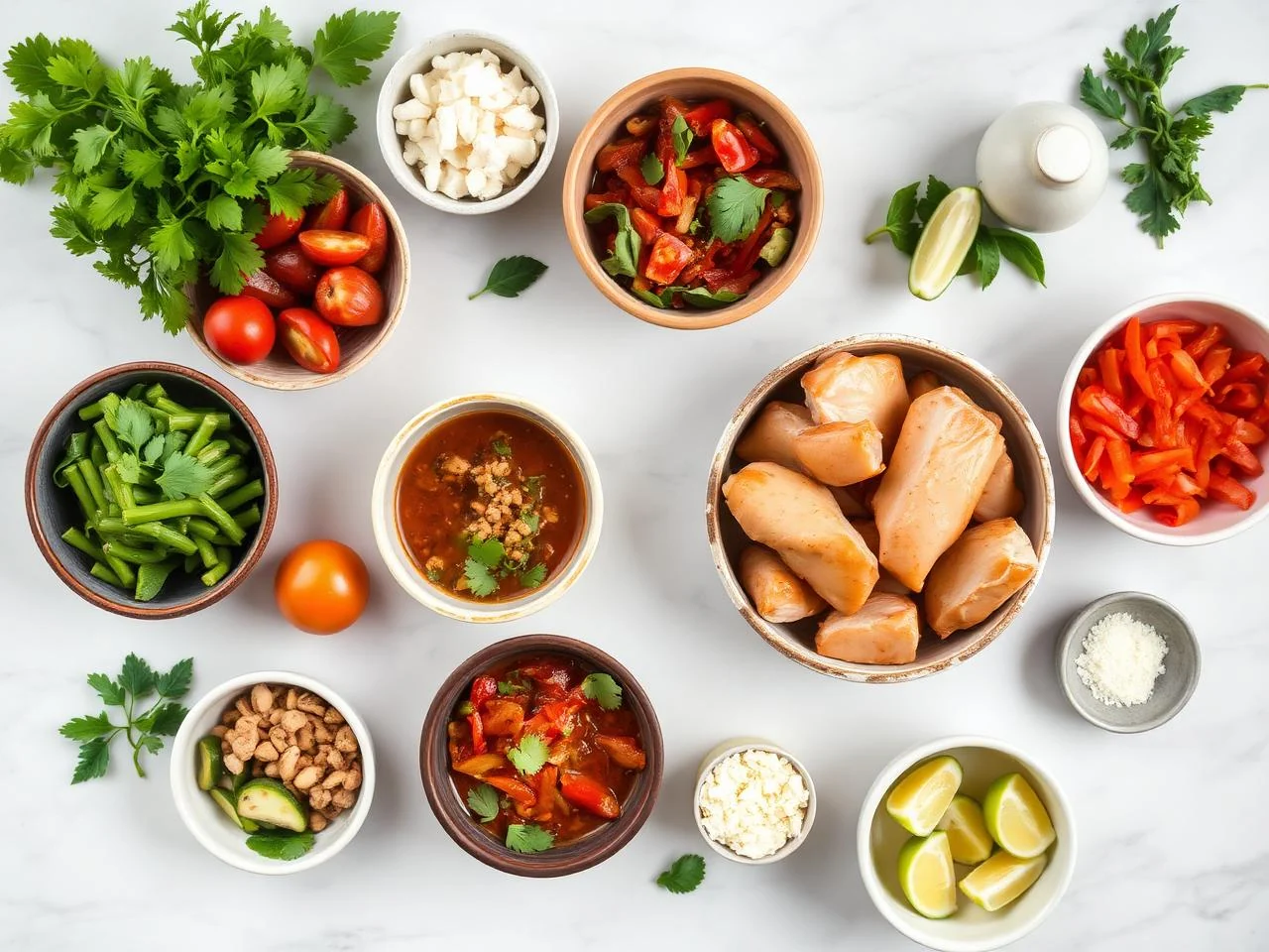 Ingredients for Chicken Fajita