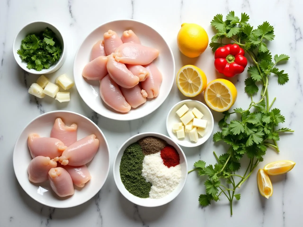 Ingredients for Chicken Fajitas