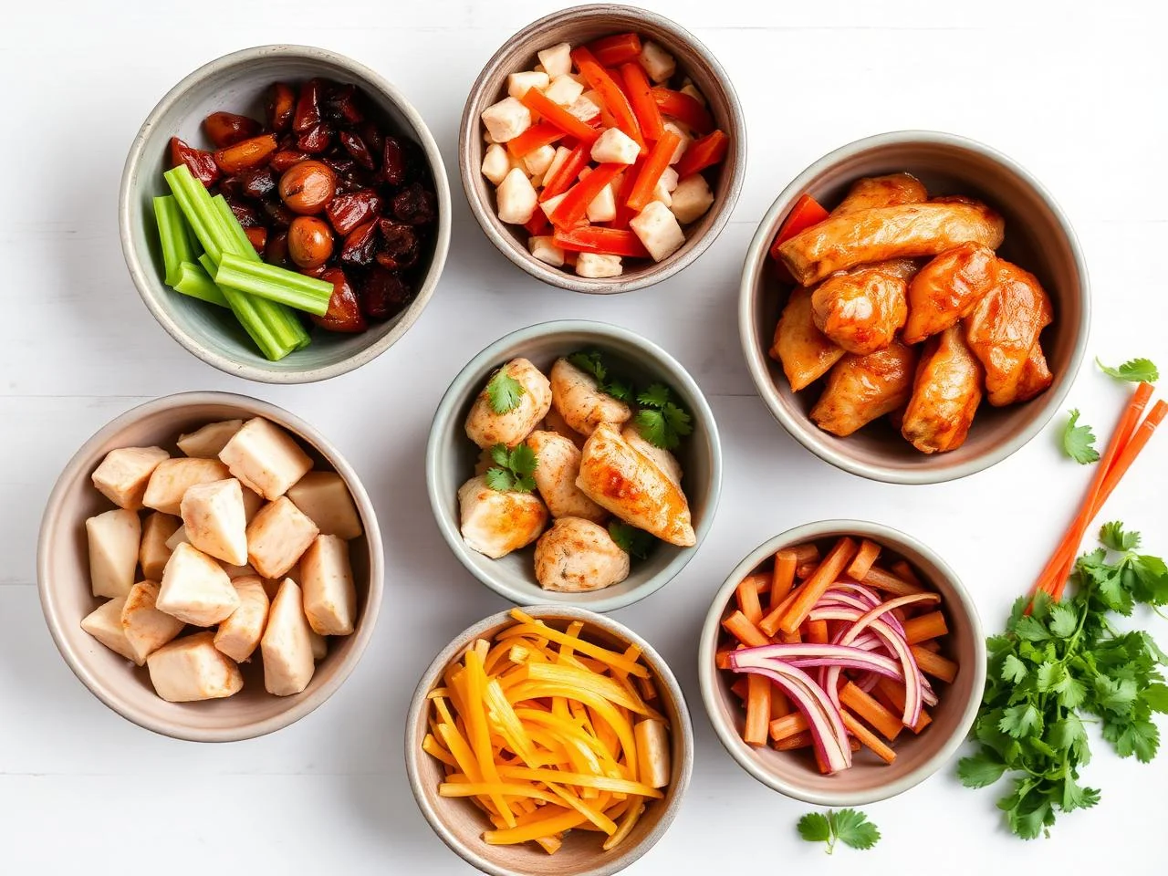 Ingredients for Chicken Fajitas
