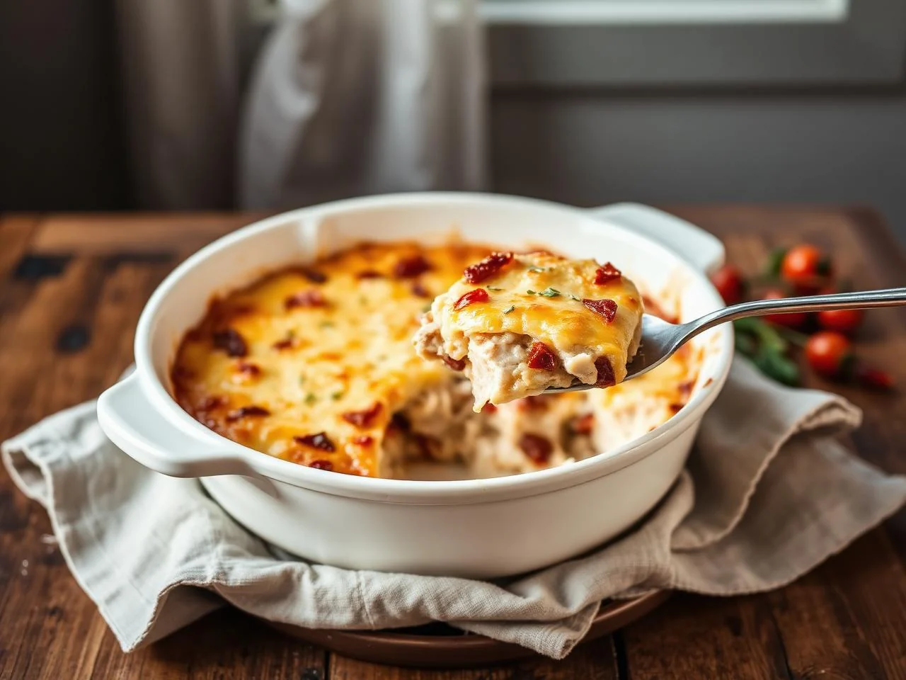 Chicken Feta And Sun Dried Tomato Bake