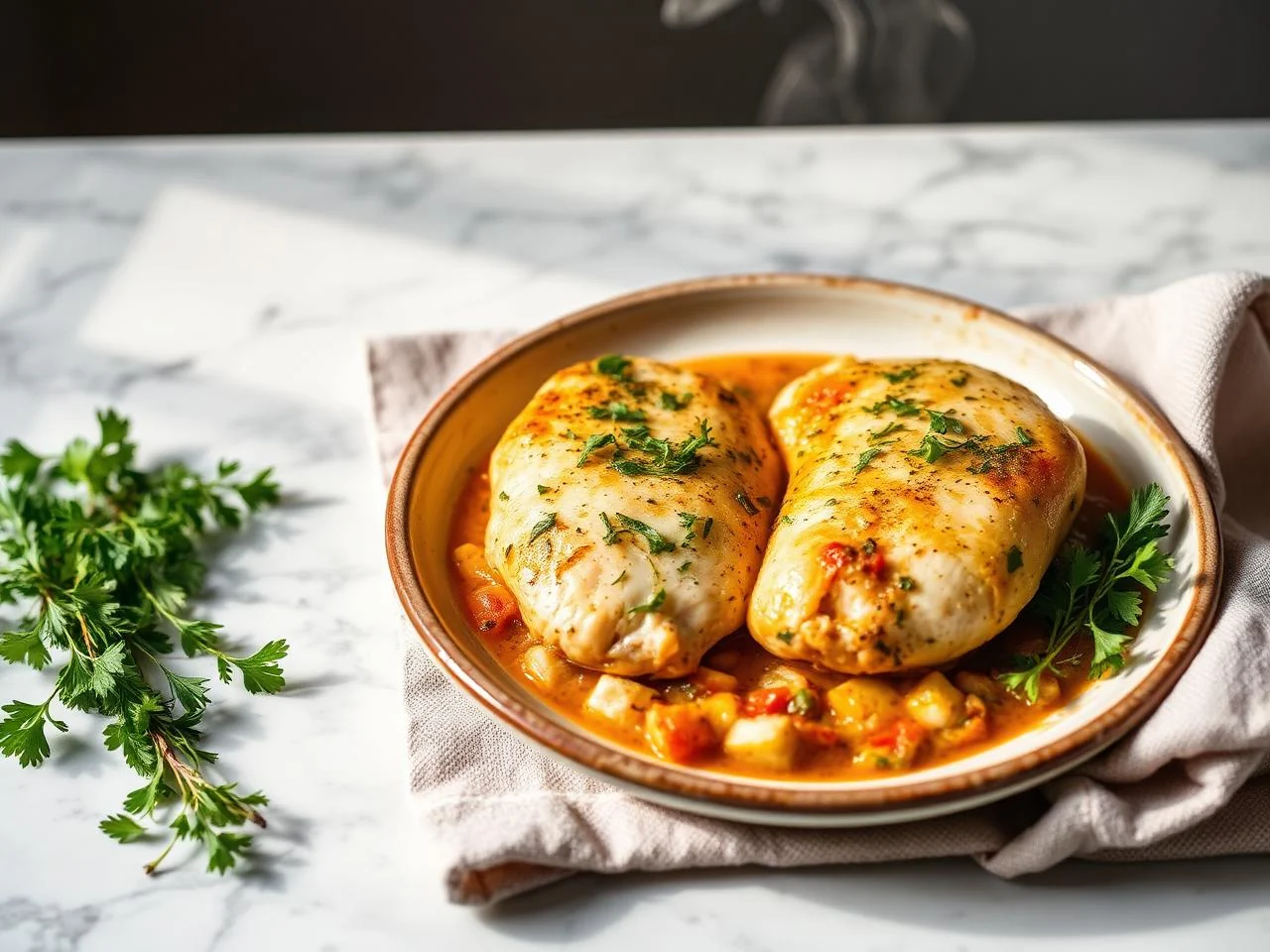 Chicken Feta Bake