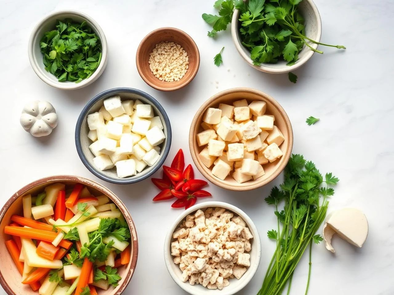 Ingredients for Chicken Feta Casserole