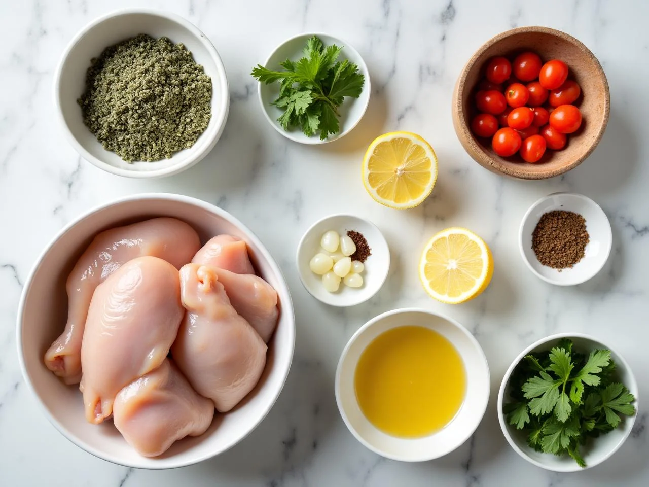 Ingredients for Chicken Gumbo